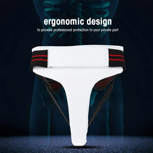 Vista 5 de Protector de ingle para mujer, protector de ingle de taekwondo para mujer, protector de entrepierna para taekwondo, boxeo, karate (S)
