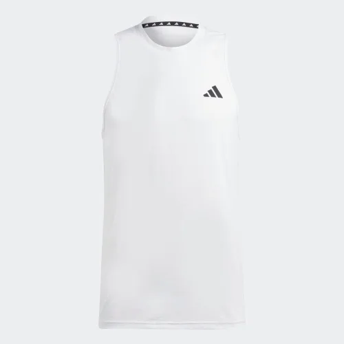 Vista 5 de adidas Men's Training Essentials Feel Ready Logo Sleeveless T-Shirt