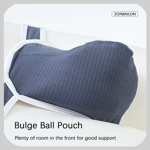 Vista 4 de ZONBAILON Ropa interior para hombre, bolsa elástica, sexy, de tiro bajo, con aumento de abultamiento