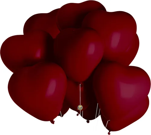 Vista 7 de AFTERLOON® - Globos biodegradables de 12 pulgadas con forma de corazón, de látex natural extra fuerte, grueso, para propuesta, matrimonio, amor Rosa