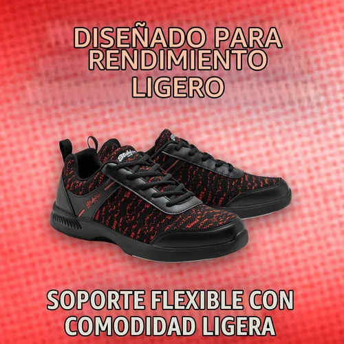 Vista 7 de KR Strikeforce Flyer Mesh Lite Mens Athletic Bowling Shoe with a #8 Slide Pad on Both Shoes for Right or Left Handed Bowlers