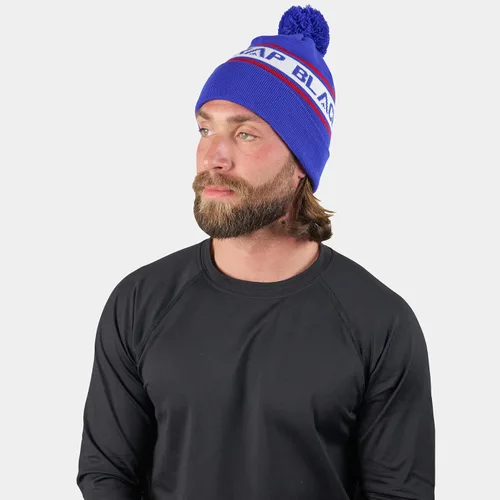 Vista 4 de BLACKSTRAP POM - Gorro de punto, 100 % acrílico, tejido fino jacquard, unisex, talla única