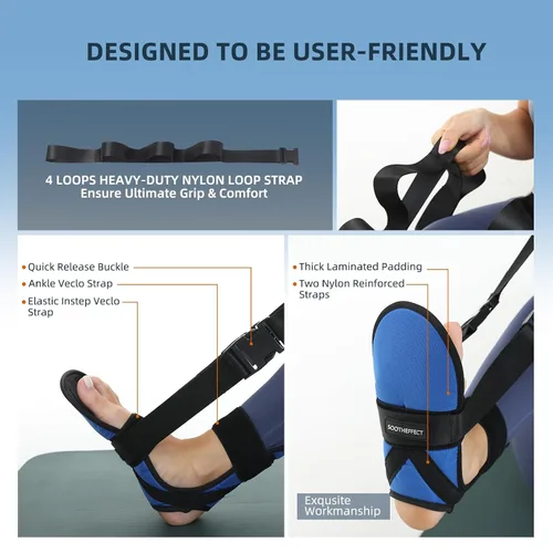Vista 6 de Ayudas para la recuperación de reemplazo de rodilla, equipo de recuperación de cirugía de rodilla con máquina de hielo, equipo de terapia física