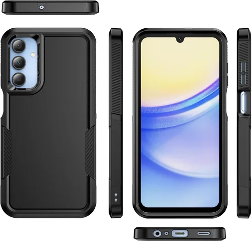 Vista 7 de jaroco para Samsung Galaxy A15 5G Funda para teléfono con [1 pieza de película anti-mirones] [a prueba de golpes] [a prueba de caídas]