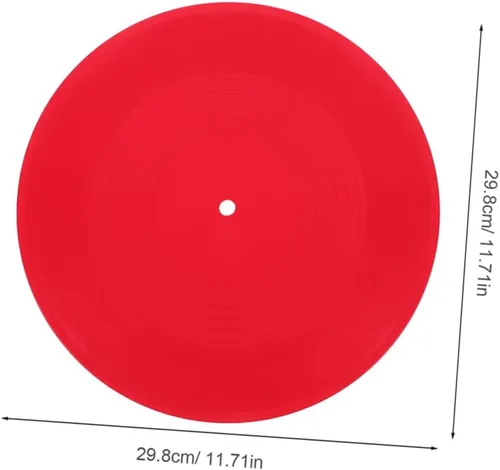 Vista 2 de Soportes de pared para discos de vinilo, 2 unidades, discos de vinilo en blanco, decoración del hogar para bar cafetería
