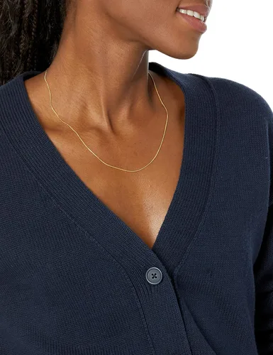 Vista 3 de Tienda Essentials Cárdigan corto con cuello en V para mujer