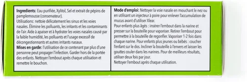 Vista 4 de Xlear Spray Nasal de Solución Salina Natural con Xylitol para Niños - Descongestionante Diario, Hidratante Nasal, 0,75 fl oz (Paquete de 1)