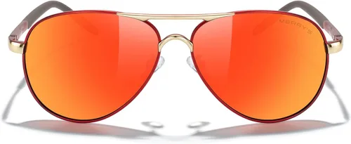 Vista 104 de MERRY'S, UV400 S8513, gafas de sol polarizadas para conducir, marco irrompible, para hombre.