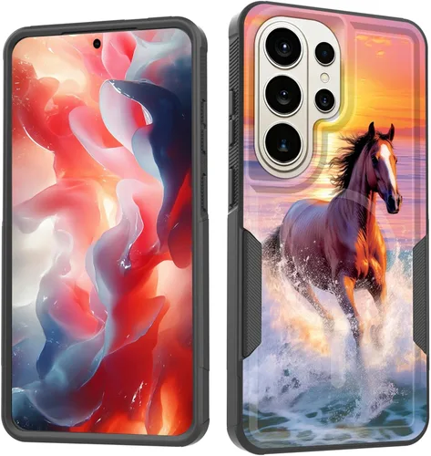 Vista 147 de Funda magnética para Galaxy A16 5G, [compatible con MagSafe] [protección contra caídas de grado militar] Funda resistente a prueba de golpes