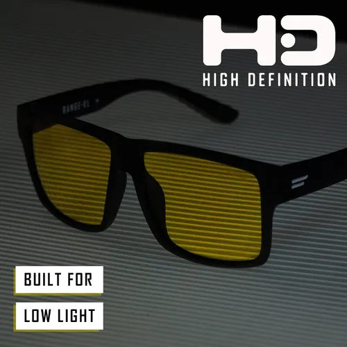Vista 8 de TOROE Gafas de sol polarizadas RANGE Night Driving HD para hombre ligero TR90 marco cuadrado