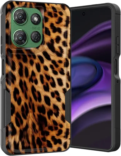 Vista 72 de para Moto G Play 4G 2024, funda de dos capas híbrida resistente y a prueba de golpes, PC duro + silicona suave protectora para Motorola Moto G Play