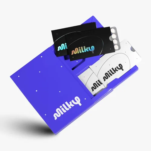 Vista 14 de Píldoras Milky para Intolerancia a la Lactosa - 10,800 FCC - Alivio para Intolerancia a la Lactosa - Tabletas de Enzima Lactasa - Fundas Portátiles