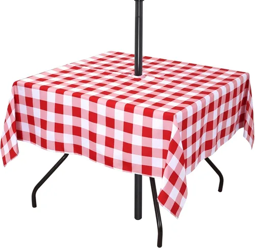 Vista 32 de Poise3EHome - Mantel impermeable antiderrames para exteriores e interiores, para camping, picnic, té de la tarde, asados, flores