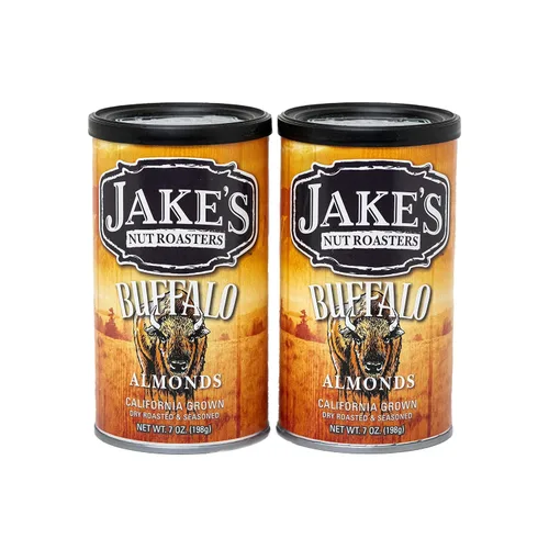 Vista 18 de Jake's Nut Roasters - Almendras para barbacoa (paquete de 2) almendras sazonadas tostadas secas enteras - Bocadillo alto en proteínas con sabor a