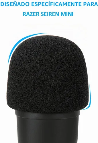 Vista 4 de Razer Seiren Mini Brazo Boom con Filtro Pop - Soporte de Micrófono con Parabrisas de Espuma Compatible con Micrófono de Transmisión Razer Seiren 01