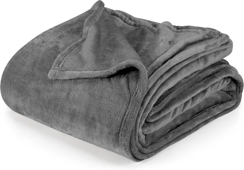 Vista 34 de Utopia Bedding Manta de forro polar negro, tamaño individual, ligera, mullida, suave, antiestática de microfibra (60 x 80 pulgadas)