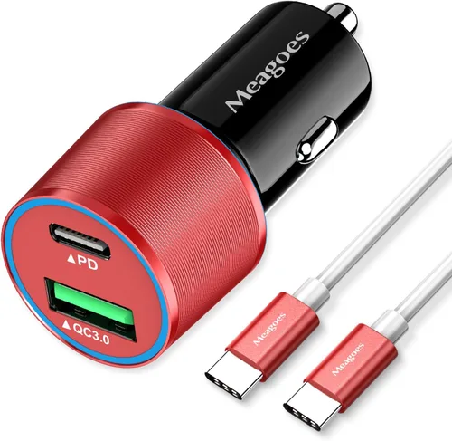 Vista 8 de Cargador de coche USB C de 67.5 W, carga súper rápida, bloque de puerto USBC y QC3.0 de 45 W para iPhone 17 Pro Max/Air/16/15/iPad, teléfono celular