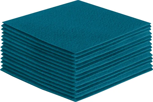 Vista 126 de FabricLA Hojas de fieltro acrílico para manualidades, cuadrados de fieltro precortados suaves de 4 x 4 pulgadas (3.9 in x 3.9 in), utiliza hojas
