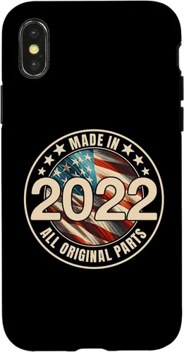 Vista 4 de iPhone 15 Made In 2022 All Original Parts Year Vintage Vintage Case