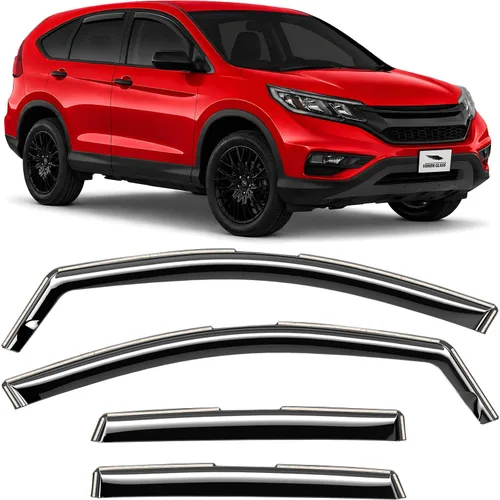 Vista 8 de Voron Glass in-Channel Rain Guards for Chevy Equinox 2018-2024 Para Equinox 18-24