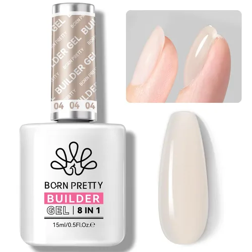 Vista 37 de Born Pretty Juego de Base y Capa Superior de 2 Piezas, Capa Superior de Alto Brillo, Gel Base para Uñas de Larga Duración con Acabado Brillante