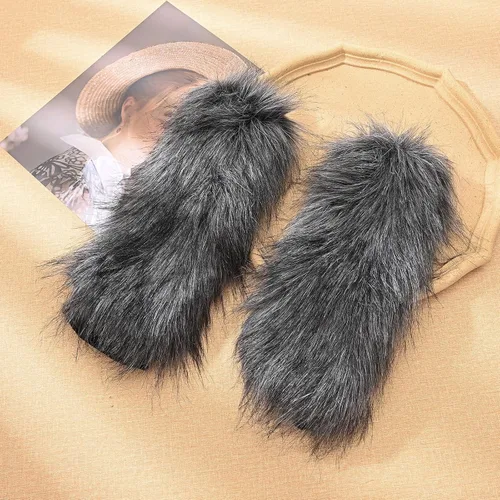 Vista 3 de Lindos guantes de pata de gato, Kawaii Cat Cosplay Kawaii Soft 3D Toes Frijoles sin dedos de gato garra pata pata Pad Sleeve