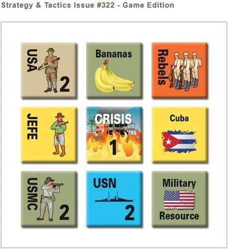 Vista 3 de Decision Games DG: Revista Estrategia y Tácticas # 322 con Banana Wars, Intervenciones de Estados Unidos en el Caribe 1898-1935, Juego de mesa