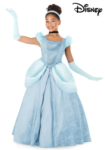Vista 2 de Vestido de Disfraz Premium Cinderella de Disney para Niñas Multicolor