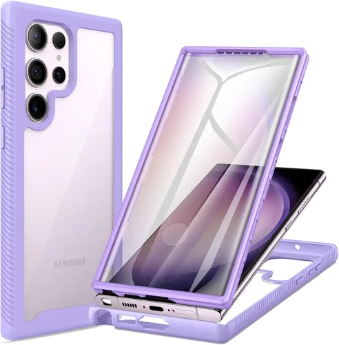 Vista 14 de seacosmo Diseñada para funda de teléfono Galaxy A14 5G, cubierta de cuerpo completo a prueba de golpes, con protector de pantalla integrado, funda