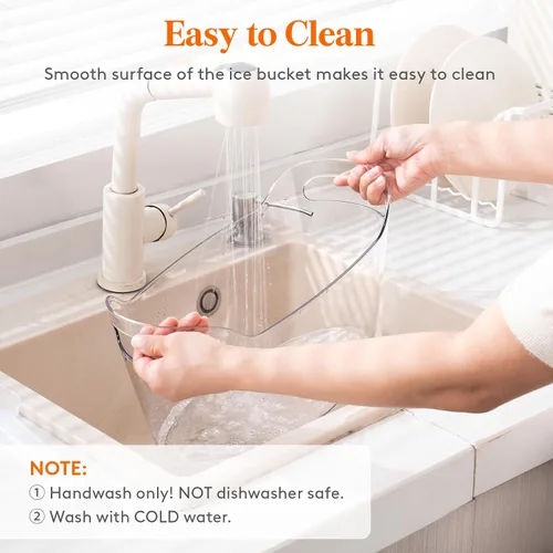 Vista 8 de Lifewit Cubo de Hielo Grande de 6.5L para Fiestas, Cubo de Bebidas Portátil para Bar de Cócteles, Enfriador de Plástico para Champán