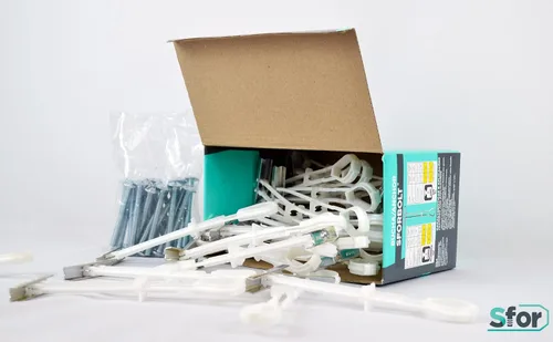 Vista 5 de SFOR Paquete de 60 anclajes de perno de palanca de 1/4 pulgadas Anclajes para paneles de yeso, tornillos para paneles de yeso, anclajes de pared