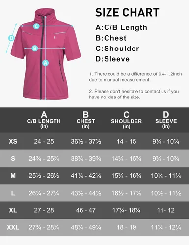 Vista 6 de Little Donkey Andy Chaqueta de manga corta para mujer, chaleco ligero resistente al viento para golf, senderismo, correr