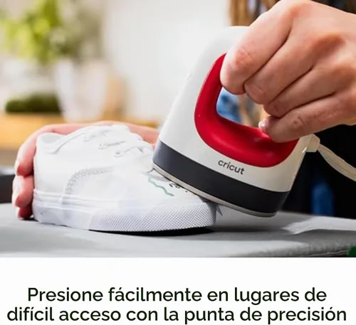 Vista 2 de Cricut EasyPress Mini prensa de calor + alfombrilla de prensa de calor Frambuesa (Actualizado)