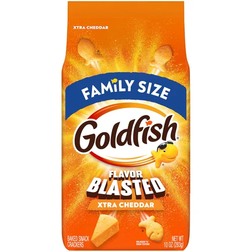Vista 9 de Goldfish Galletas de queso cheddar, bolsa de 10 onzas