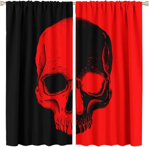 Vista 12 de Cortinas opacas de vaquero americano para sala de estar, atardecer occidental, rústico, vaquero, equitación, cortinas de ventana, aislamiento