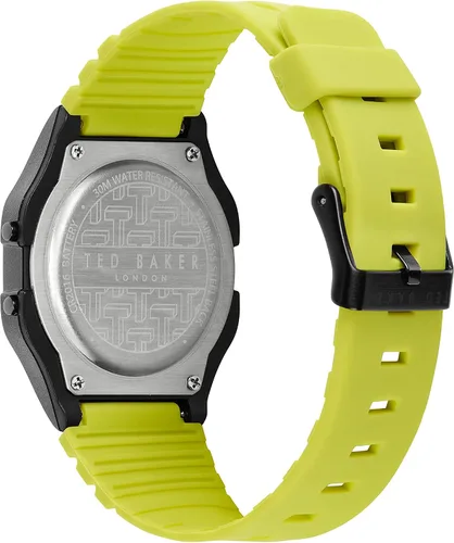 Vista 2 de Ted Baker Reloj digital con correa de silicona verde lima de Ted 80 (Modelo BKP80S2069I), Verde