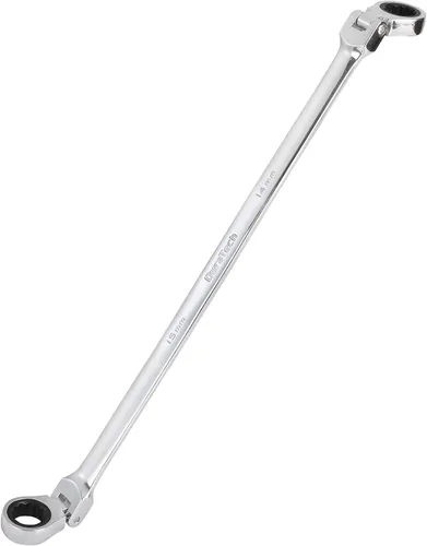 Vista 13 de DURATECH Llave de trinquete extralarga de cabeza flexible 8 * 9 mm, métrica, acero CR-V
