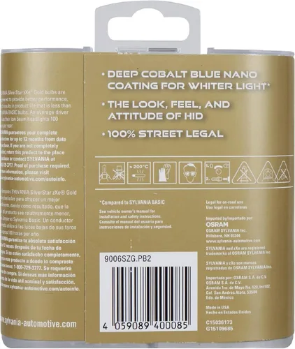 Vista 2 de SYLVANIA 9006 SilverStar zXe GOLD - Bombilla para faros delanteros