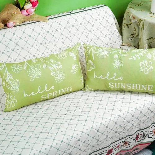 Vista 3 de ONWAY Juego de 2 fundas de almohada de primavera de 12 x 20 pulgadas, decoración floral de Hello Spring, para exteriores, patio, funda de cojín