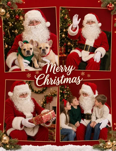 Vista 5 de Potalay Traje de Santa Claus de lujo para hombre, 11 piezas. Disfraz de Papá Noel para adultos