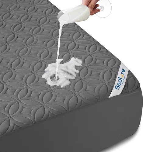 Vista 16 de BEDLORE - Protector de colchón impermeable, tamaño individual Deep Pockets Fit 6"-15" Mattresses, Soft Breathable Dirt-proof Single Bed Mattress