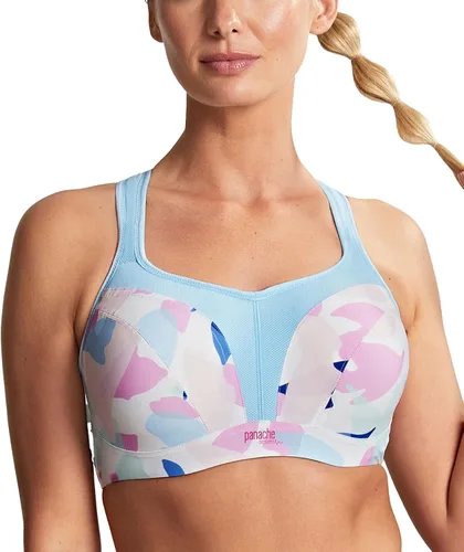 Vista 21 de Panache - Sujetador deportivo con aros para mujer Abstracto