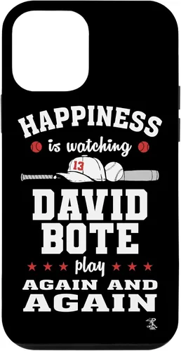 Vista 16 de iPhone 16 David Bote Happiness is Watching Gameday Case