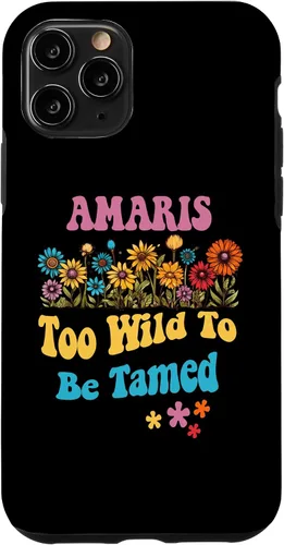 Vista 10 de Funda con nombre de AMARIS para iPhone 14 AMARIS con nombre de flores silvestres para niñas