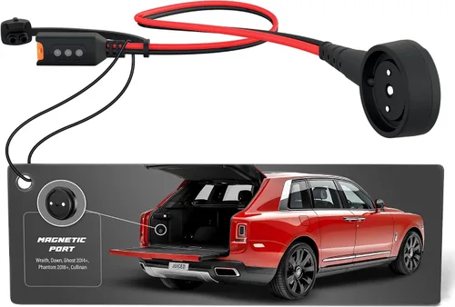 Vista 8 de Adaptador JMR para Rolls Royce Ghost Phantom compatible con CTEK (puerto de 2 pines, con indicador) Compatible with CTEK, Ghost Phantom