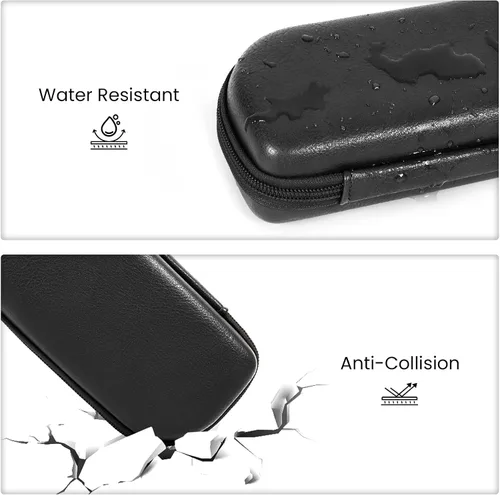 Vista 4 de WOMACO Estuche doble para lentes, funda rígida para lentes de 2 París, organizador portátil de viaje doble para lentes de sol para mujeres y hombres