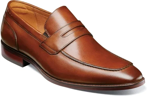 Vista 5 de Florsheim Sorrento Moc Toe Penny Mocasines para hombre sin cordones, Negro