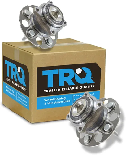 Vista 143 de TRQ Juego de 2 rodamientos de rueda delantera y conjunto de cubo compatible con Tesla 3 2020 Y 2018-2019 para Tesla 3 2020 Tesla Y AWD 2018-2019