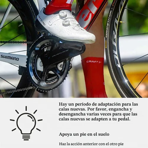 Vista 8 de Thinvik Juego de fundas de goma para tacos de bicicleta, tacos de bicicleta con fundas para tacos Shimano SPD-SL