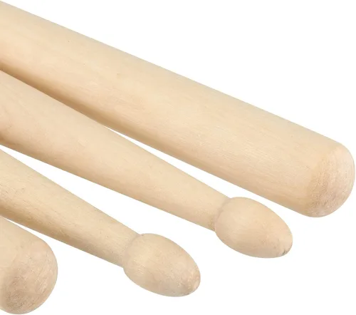 Vista 3 de MUKCHAP 15 pares/30 baquetas 5A, baquetas de arce, baquetas de madera a granel para batería, práctica, rendimiento, relajación